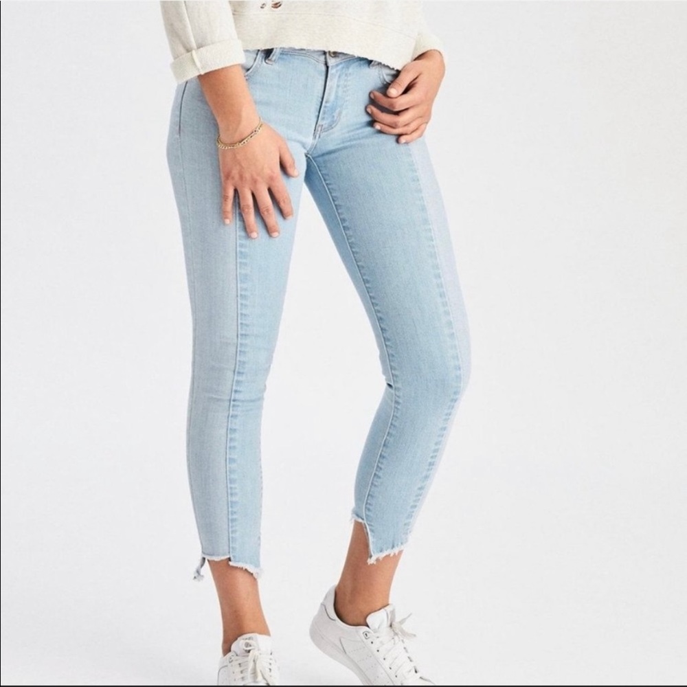 American eagle cropped jegging size 8